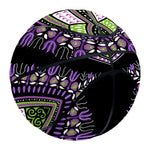 Black And Purple African Dashiki Print Basketball