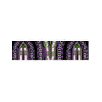 Black And Purple African Dashiki Print Bed Runner