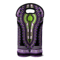 Black And Purple African Dashiki Print Double Neoprene Wine Tote