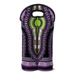 Black And Purple African Dashiki Print Double Neoprene Wine Tote