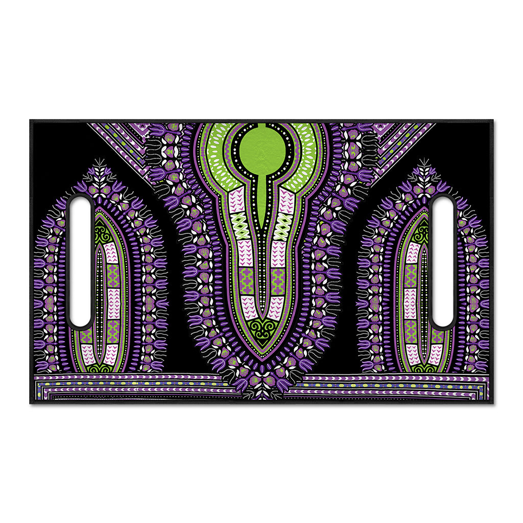 Black And Purple African Dashiki Print Golf Cart Seat Cover