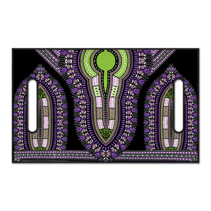 Black And Purple African Dashiki Print Golf Cart Seat Cover