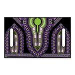 Black And Purple African Dashiki Print Golf Cart Seat Cover