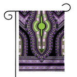 Black And Purple African Dashiki Print House Flag