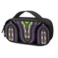 Black And Purple African Dashiki Print Portable Cooler Travel Case