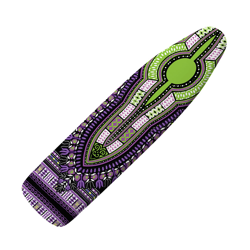 Black And Purple African Dashiki Print Ironing Board Cover