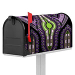 Black And Purple African Dashiki Print Mailbox Cover