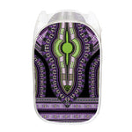 Black And Purple African Dashiki Print Mesh Laundry Hamper