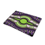 Black And Purple African Dashiki Print Pet Cooling Mat Cover