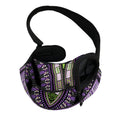 Black And Purple African Dashiki Print Pet Sling Carrier