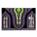 Black And Purple African Dashiki Print Placemat