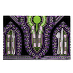 Black And Purple African Dashiki Print Placemat