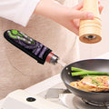 Black And Purple African Dashiki Print Skillet Handle Cover