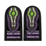 Black And Purple African Dashiki Print Skillet Handle Cover