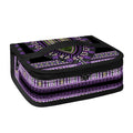 Black And Purple African Dashiki Print Small Lunch Bag