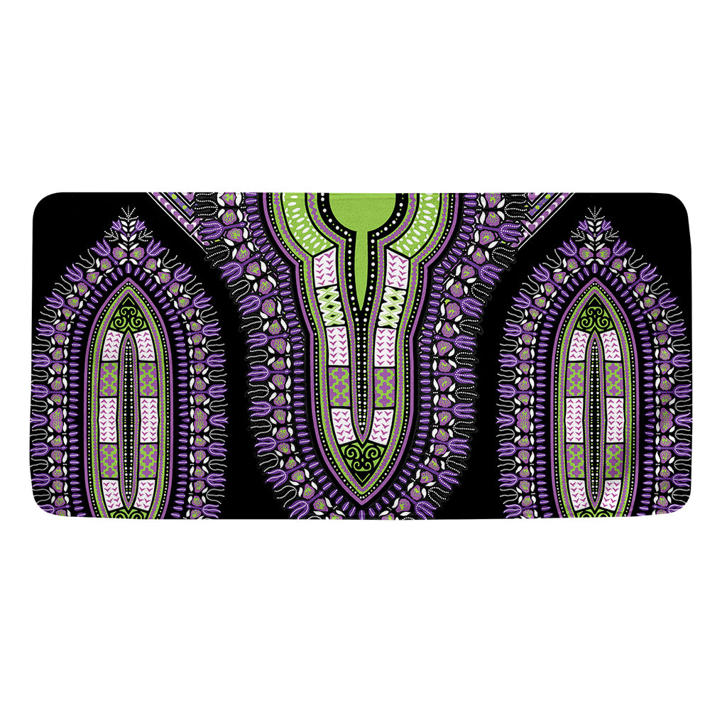 Black And Purple African Dashiki Print Towel
