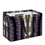 Black And Purple African Dashiki Print Utility Tote Bag