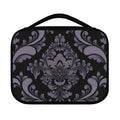 Black And Purple Damask Pattern Print Classic Bible Case
