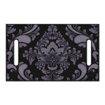 Black And Purple Damask Pattern Print Golf Cart Seat Cover