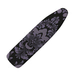 Black And Purple Damask Pattern Print Ironing Board Cover