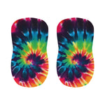 Black And Rainbow Tie Dye Print Bar Stool Covers