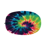 Black And Rainbow Tie Dye Print Car Side Mirror Covers