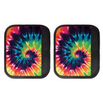 Black And Rainbow Tie Dye Print Handle Covers