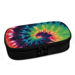 Black And Rainbow Tie Dye Print Insulin Cooler Travel Case