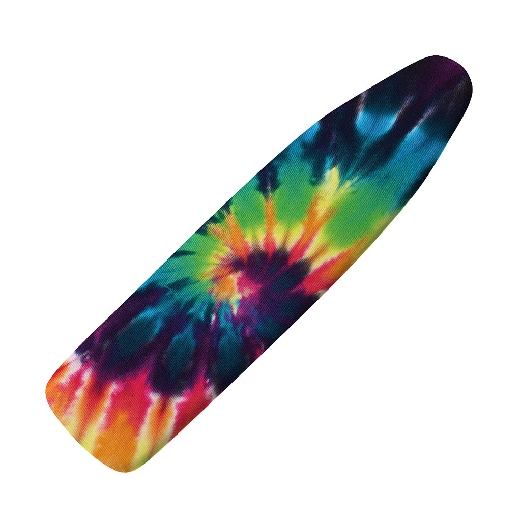 Black And Rainbow Tie Dye Print Ironing Board Cover