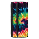 Black And Rainbow Tie Dye Print Refrigerator Handle Covers