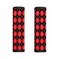 Black And Red Argyle Pattern Print Handle Covers