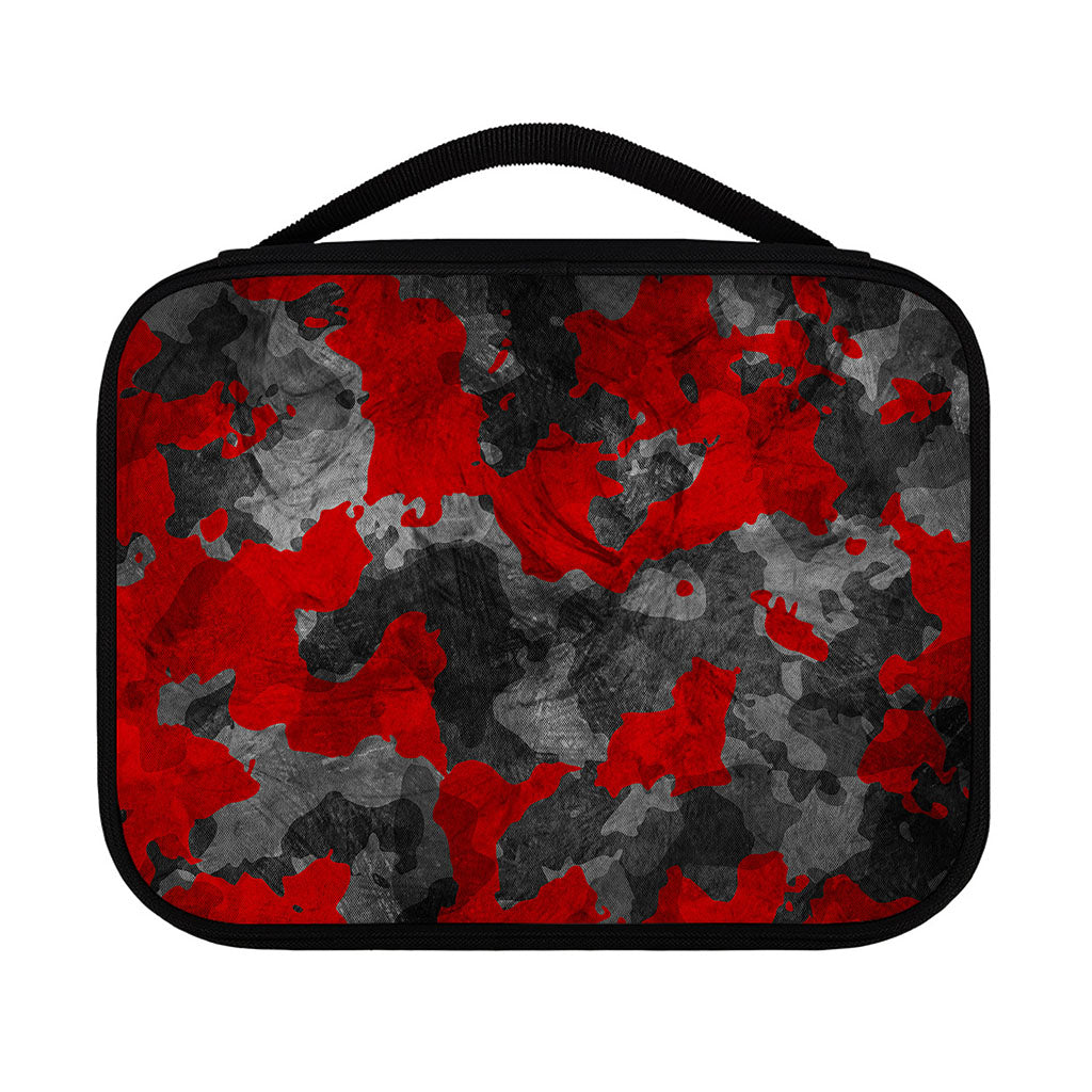 Black And Red Camouflage Print Classic Bible Case