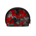 Black And Red Camouflage Print Coin Purse