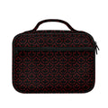 Black And Red Canadian Maple Leaf Print Briefcase Bible Bag