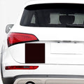 Black And Red Canadian Maple Leaf Print Car Sticker