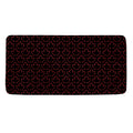 Black And Red Canadian Maple Leaf Print Towel