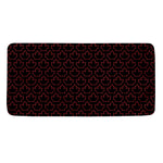 Black And Red Canadian Maple Leaf Print Towel
