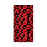 Black And Red Casino Card Pattern Print Baby Crib Sheet