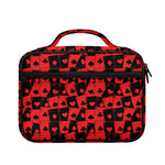 Black And Red Casino Card Pattern Print Briefcase Bible Bag