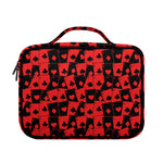 Black And Red Casino Card Pattern Print Briefcase Bible Bag