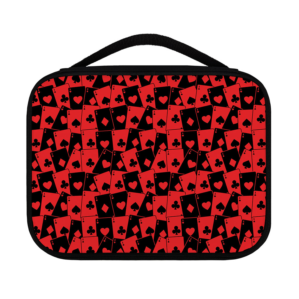 Black And Red Casino Card Pattern Print Classic Bible Case