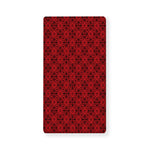 Black And Red Chinese Pattern Print Baby Crib Sheet