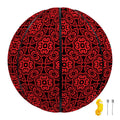 Black And Red Chinese Pattern Print Basketball