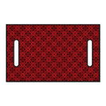 Black And Red Chinese Pattern Print Golf Cart Seat Cover
