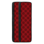 Black And Red Chinese Pattern Print Refrigerator Handle Covers