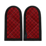 Black And Red Chinese Pattern Print Skillet Handle Cover