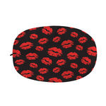 Black And Red Lips Pattern Print Car Side Mirror Covers
