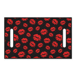 Black And Red Lips Pattern Print Golf Cart Seat Cover
