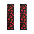 Black And Red Lips Pattern Print Handle Covers