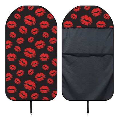 Black And Red Lips Pattern Print Waterproof Car Seat Cover